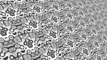 Geometric Silver Surface Matrix Loop Motion With DoF Effect video
