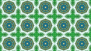 symmetrical patterns,VJ fractal kaleidoscope seamless loop animation. video