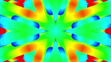 symmetrical patterns,VJ fractal kaleidoscope seamless loop animation. video
