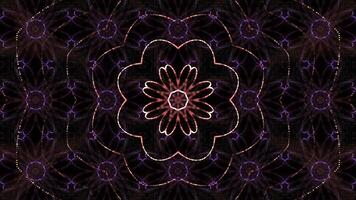 symmetrical patterns,VJ fractal kaleidoscope seamless loop animation. video
