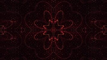 symmetrical patterns,VJ fractal kaleidoscope seamless loop animation. video