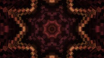 symmetrical patterns,VJ fractal kaleidoscope seamless loop animation. video