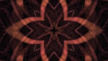 symmetrical patterns,VJ fractal kaleidoscope seamless loop animation. video