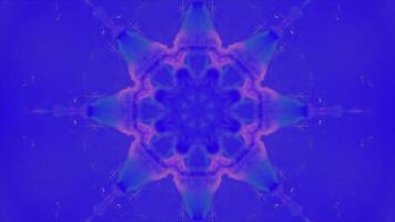 Symmetrical Patterns VJ Fractal Kaleidoscope Seamless Loop Animation video