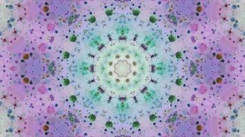 symmetrical patterns,VJ fractal kaleidoscope seamless loop animation. video