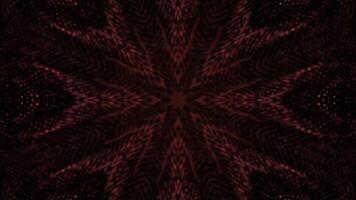 symmetrical patterns,VJ fractal kaleidoscope seamless loop animation. video