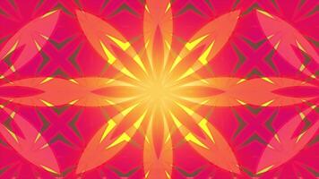 symmetrical patterns,VJ fractal kaleidoscope seamless loop animation. video
