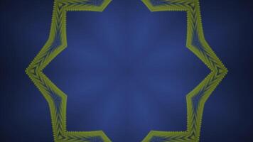 symmetrical patterns,VJ fractal kaleidoscope seamless loop animation. video