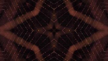 symmetrical patterns,VJ fractal kaleidoscope seamless loop animation. video