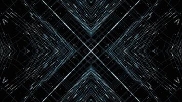 symmetrical patterns,VJ fractal kaleidoscope seamless loop animation. video