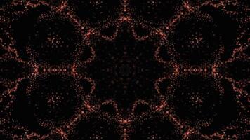 symmetrical patterns,VJ fractal kaleidoscope seamless loop animation. video
