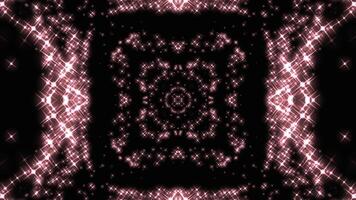 symmetrical patterns,VJ fractal kaleidoscope seamless loop animation. video