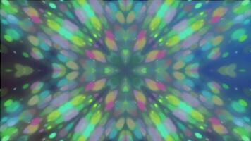 symmetrical patterns,VJ fractal kaleidoscope seamless loop animation. video