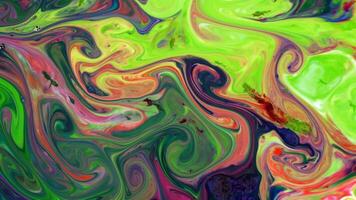 Abstract Colorful Ink Spread Explode video