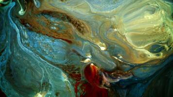Abstract Colorful Ink Spread Explode video