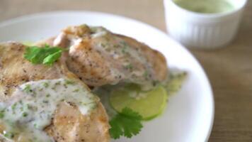 grilled chicken with lemon lime sauce video