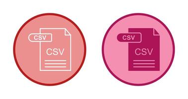 CSV Vector Icon