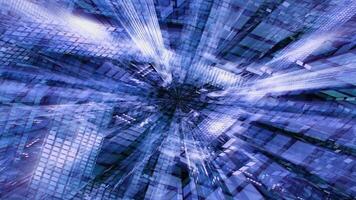 Futuristic technology digital light abstraction - Loop video