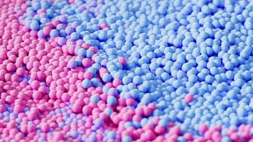 Density balls, abstract geometric background, 3d rendering. video