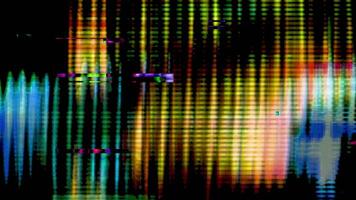 Digital noise video damage - Loop