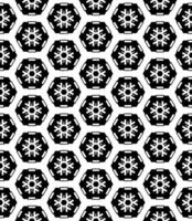 Black and white ornamental backdrop with infinite repeat vector