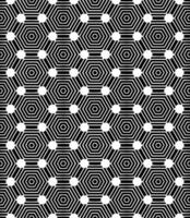 Abstract monochrome arrangement with continuous flow vector
