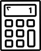 Calculator Icon Plus, minus icon set. Black digital calculator on the top and divide sign vector