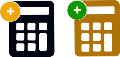 Calculator icons set. Calculator icon logo design template . vector
