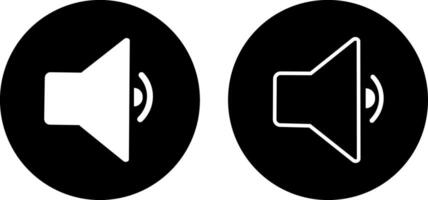 volume symbol for website and app, illustration..set of Sound icon isolate on white background vector