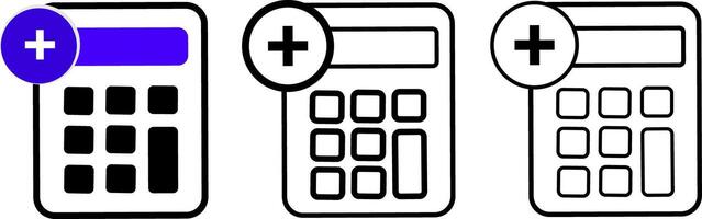 Calculator with Dollar sign. Icon on, calculating machine vector