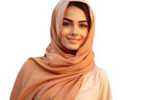 muslim kvinna i huvudduk, isolerat. png
