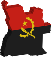 Algona fills with flag and 3d transparent map png