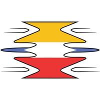 Abstract Colorful Shapes, Dynamic Movement, Speed, Energy, Rhythm, Pattern, Design, Style, Visual, A vector