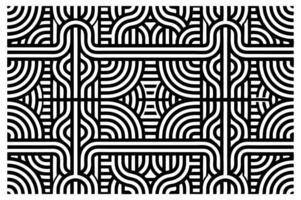 Stylish Art Deco Cube Pattern with Geometric Shapes vector