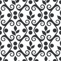 Abstract Black and White Parallelogram Pattern Art vector