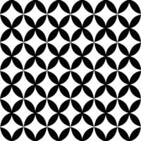 Abstract Parallelogram Illustration Black and White Patterns. vector
