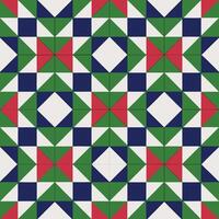 Modern Abstract Geometric Pattern with Coloring Shapes vector
