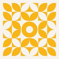 Chic Abstract Pattern Geometric Coloring Shapes Illustration vector