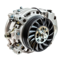 Automotive Air Compressor Detailed View Powerful Engine Component png