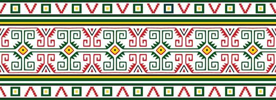 set of seamless Indian patterns. National seamless ornaments, borders, frames. vector