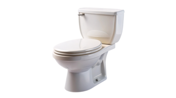 un angle de le blanc céramique toilettes, offre une légèrement différent perspective, montrant ses lisse surface et fonctionnel conception pour moderne toilettes png