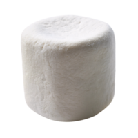 A single, fluffy marshmallow with a soft texture, capturing its delicate and airy consistency, perfect for roasting or hot cocoa png