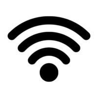 A wifi symbol on a white background vector
