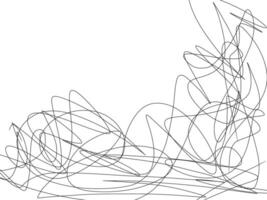 A drawing of a line with a bunch of lines vector