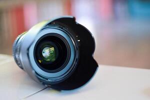 DSLR camera lens concept photography and photographer photo