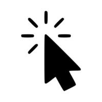 Mouse cursor icon illustration vector