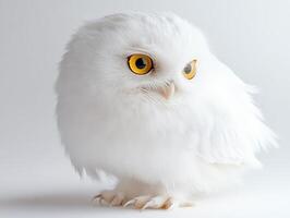 A stunning close-up of a wise owl23 photo