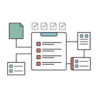 Planning Organize Your Projects expand vector