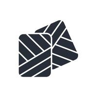 fabric icon. .Editable stroke.linear style vector