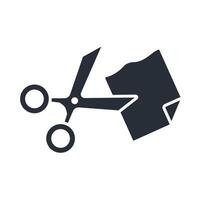 Scissors icon. .Editable stroke.linear style sign. vector